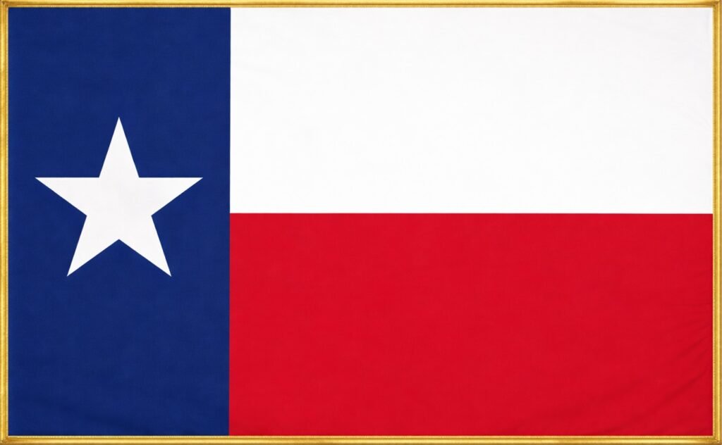 texas flag gold